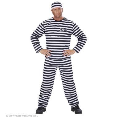 Costume Carcerato Righe |Widmann