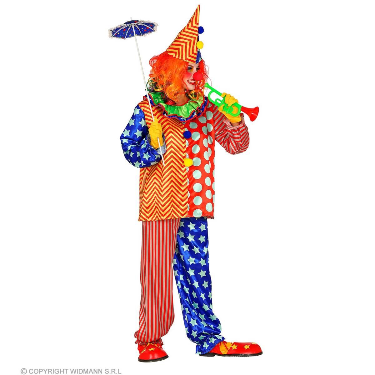 Costume Clown con Cappello Unisex |M2 Store