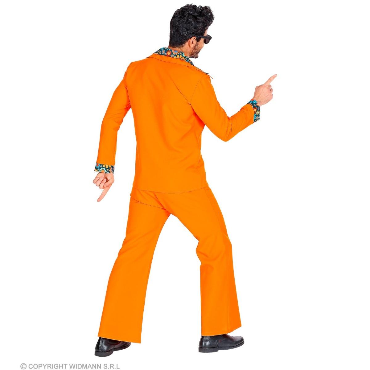 Costume Completo Party Disco Arancione |Widmann