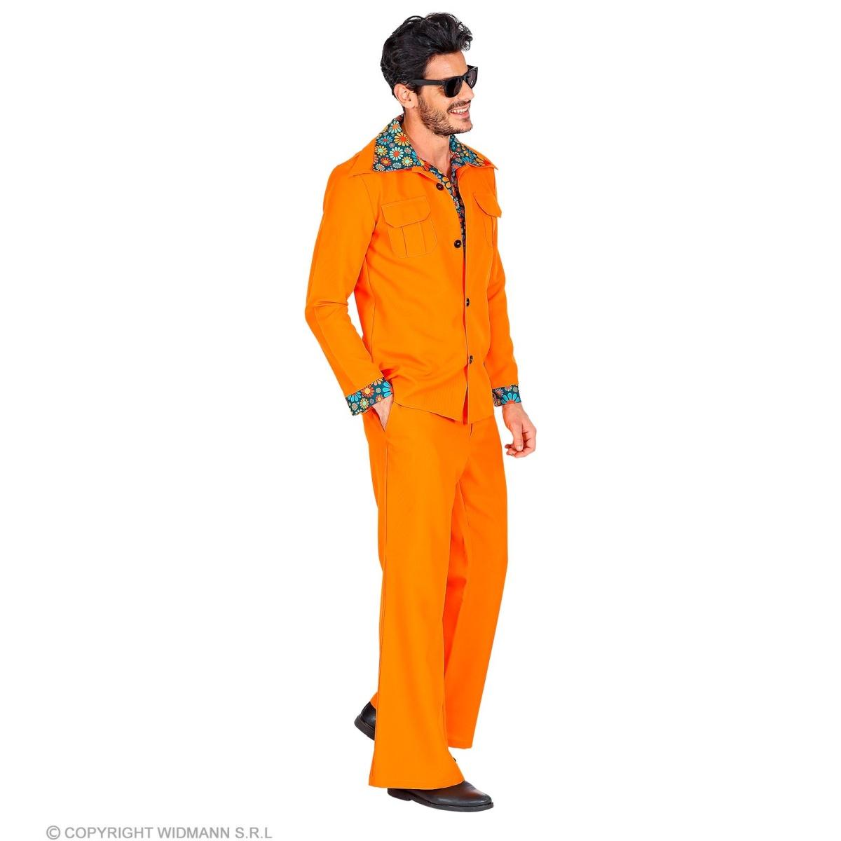 Costume Completo Party Disco Arancione |Widmann