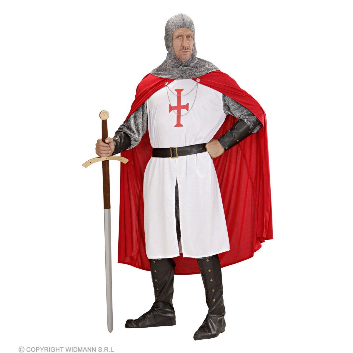 Costume Crociato Rosso e Bianco |Widmann