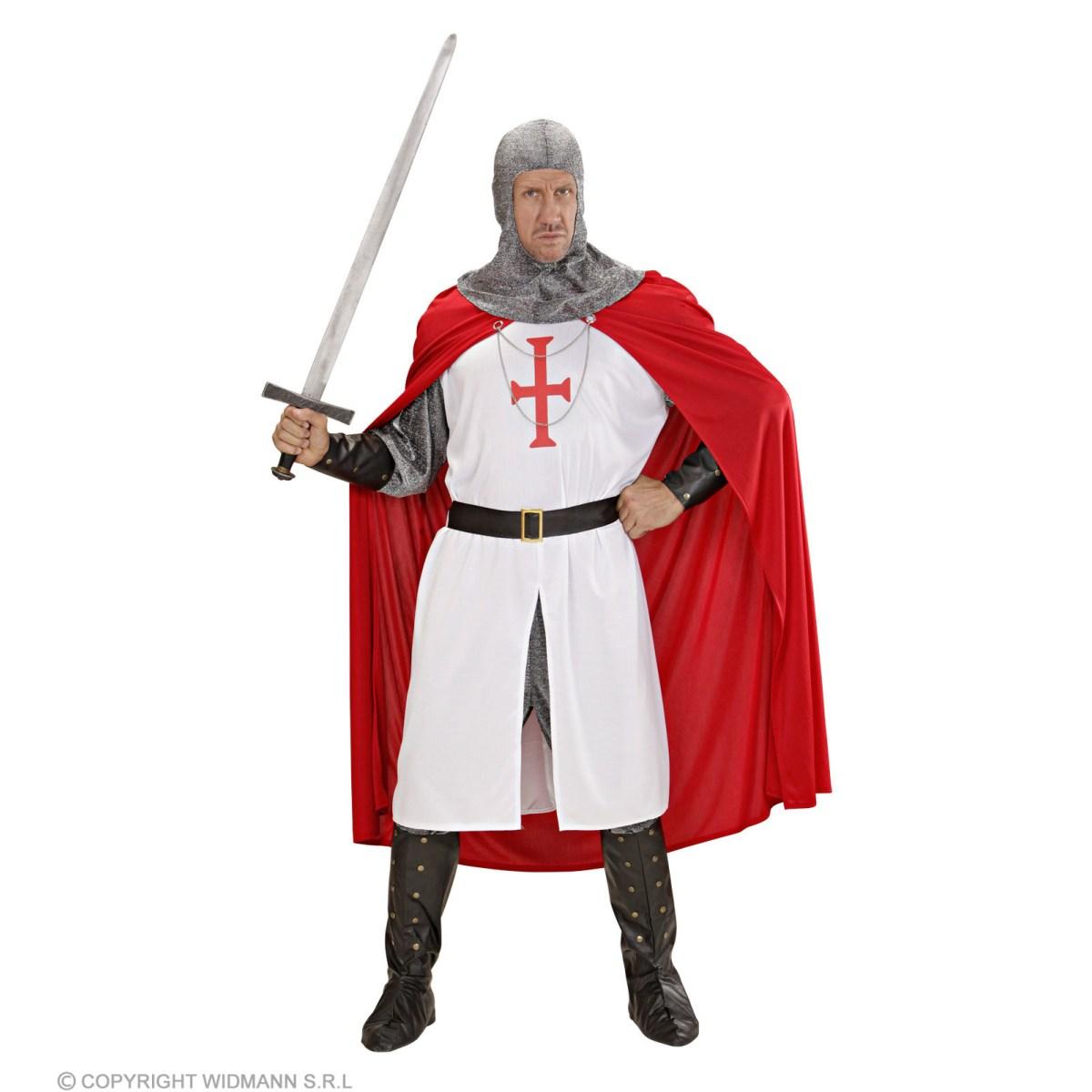 Costume Crociato Rosso e Bianco |Widmann