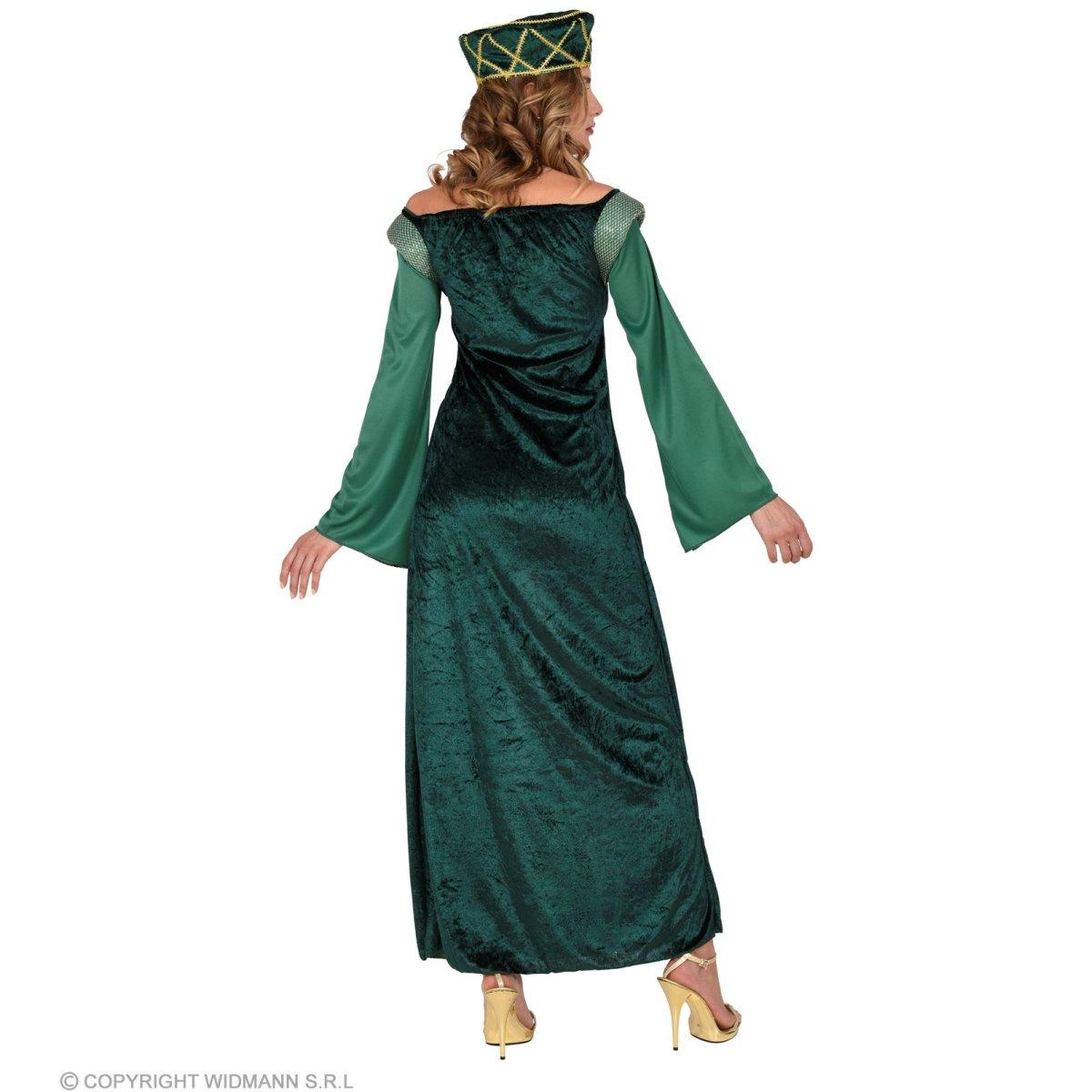 Costume Principesse Medievale Verde |Widmann