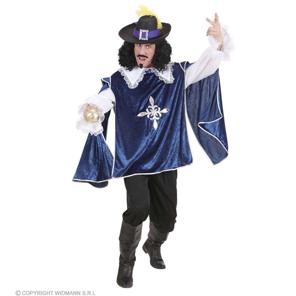 Costume Moschettiere Blu |Widmann