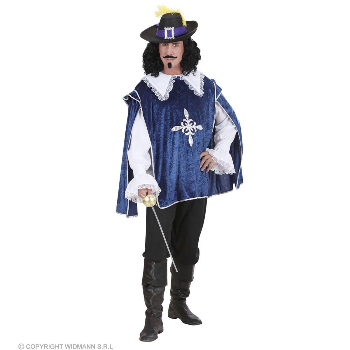 Costume Moschettiere Blu |Widmann