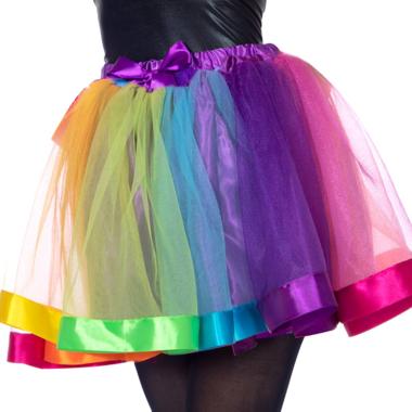 Gonna cm.35 Multicolor Tulle con Fiocco |Wilbers