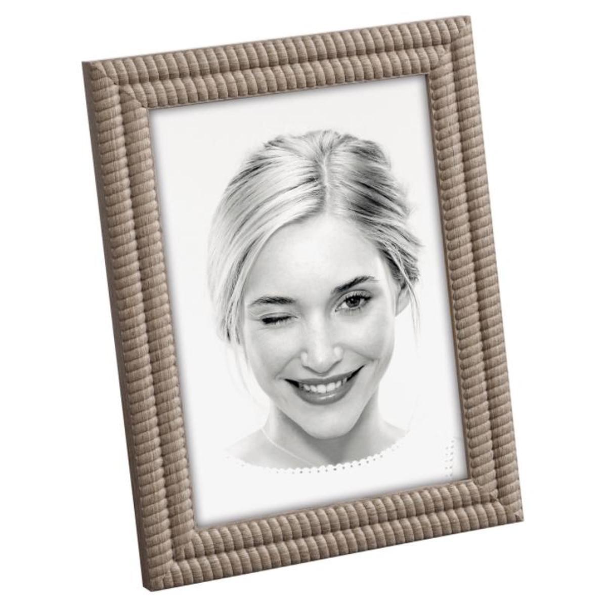 Cornice cm.20x30 Resina Effetto Corda Grigio | Mascagni