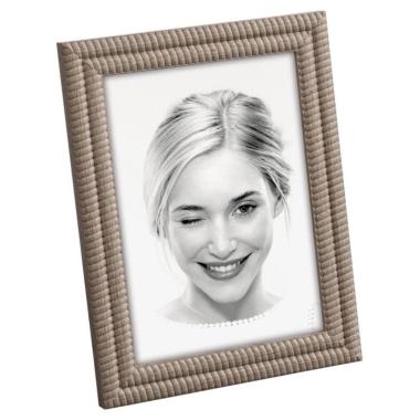 Cornice cm.20x30 Resina Effetto Corda Grigio | Mascagni