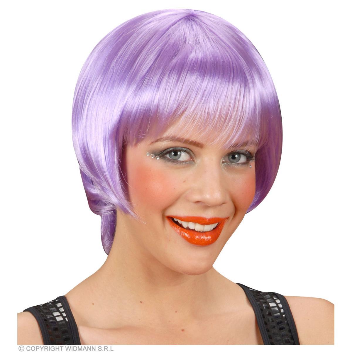 Parrucca Caschetto Viola con Frangia |Widmann
