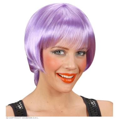 Parrucca Caschetto Viola con Frangia |Widmann