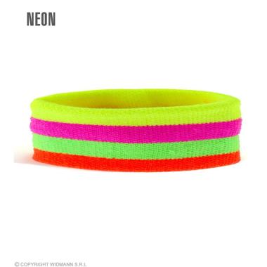 Fascia Testa Righe Neon |Widmann