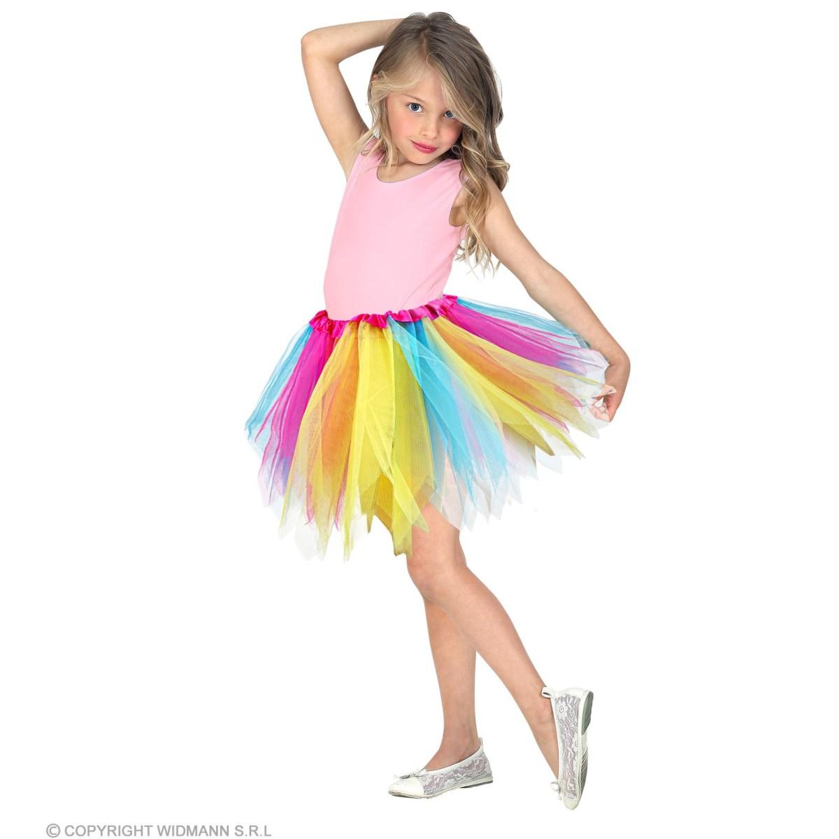 Gonna cm.30 Multicolor Tulle |Widmann
