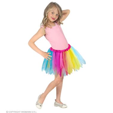 Gonna cm.30 Multicolor Tulle |Widmann