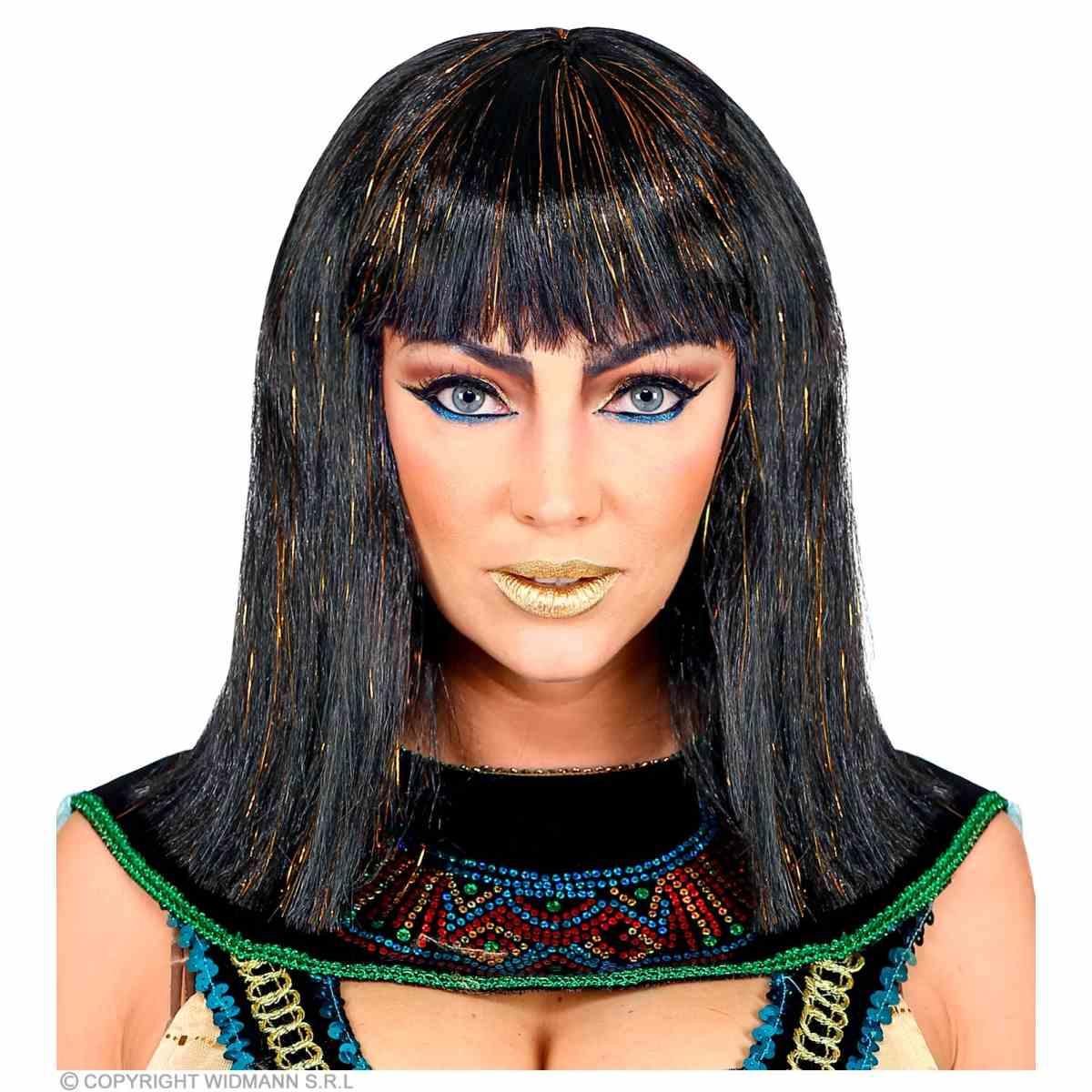 Parrucca Cleopatra Nera |Widmann