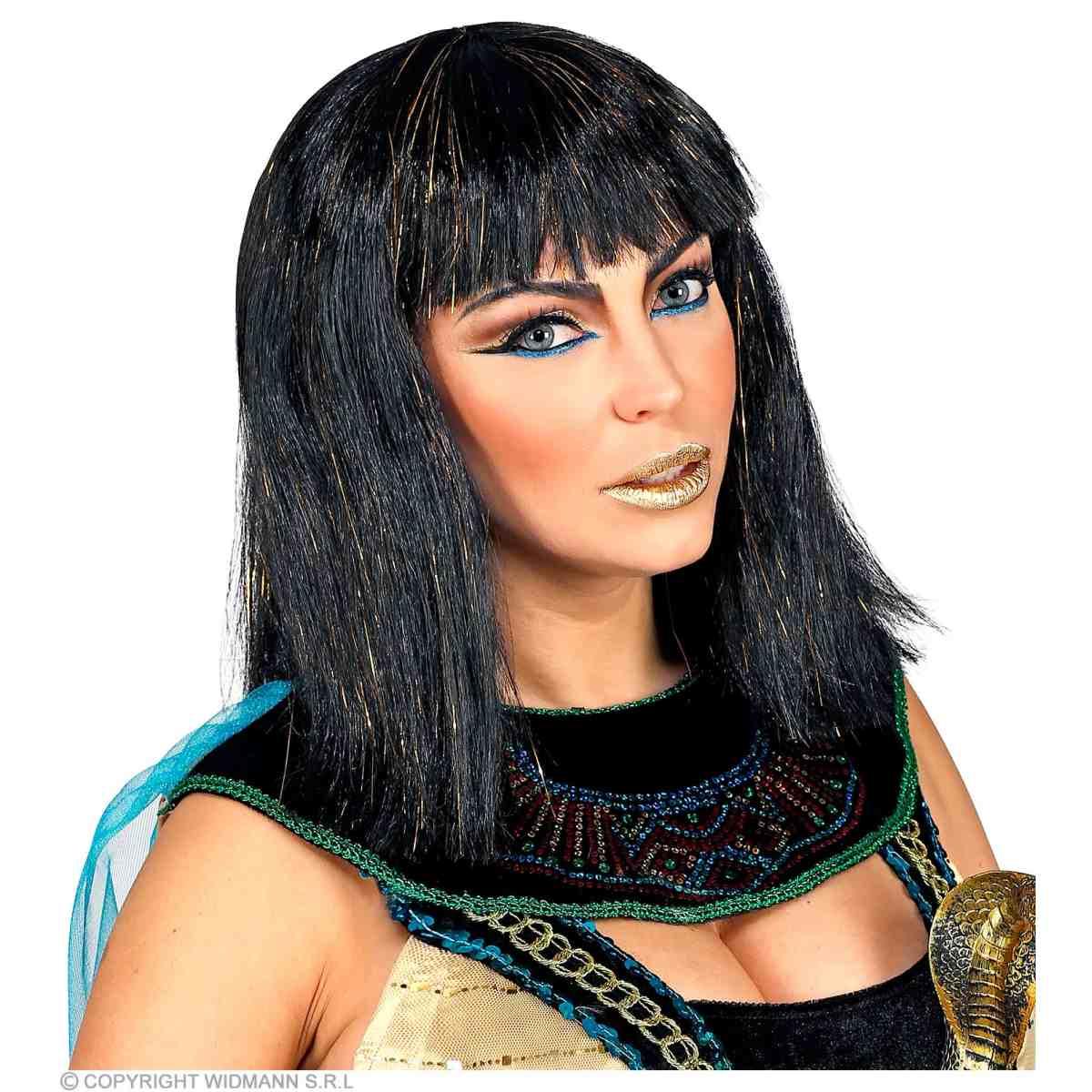 Parrucca Cleopatra Nera |Widmann