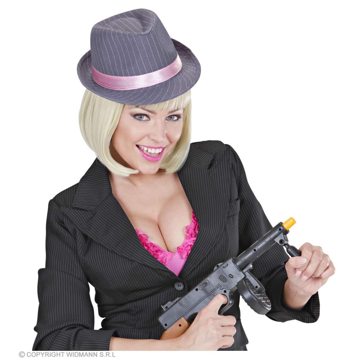 Cappello Borsalino Fedora Grigio Gessato |Widmann