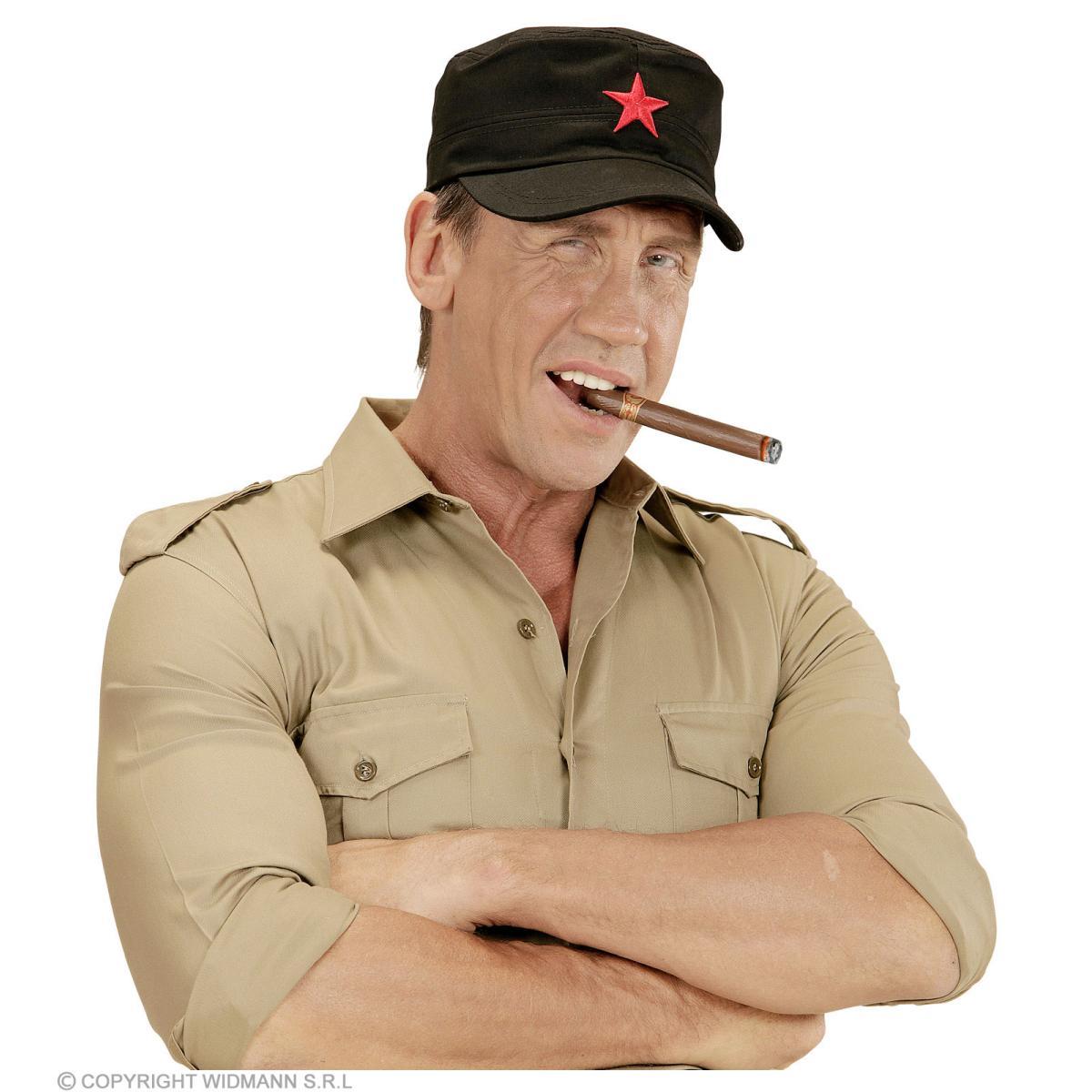 Cappello Berretto Nero con Stella Rossa |Widmann