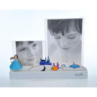 Cornice Multipla 2 Posti Legno Cenerentola Foto cm.13x18 | Mascagni