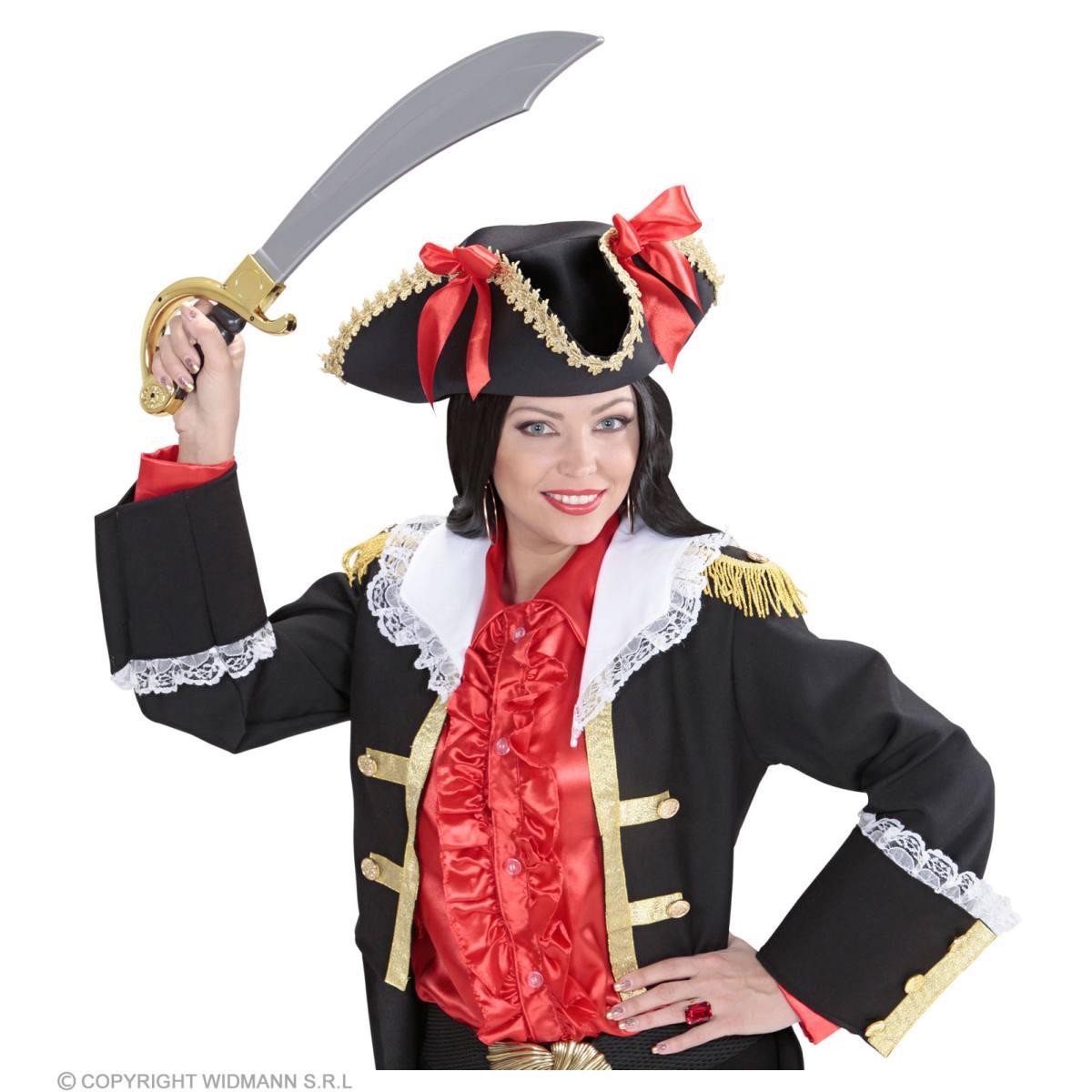 Cappello Tricorno con Fiocchi Rossi |Widmann