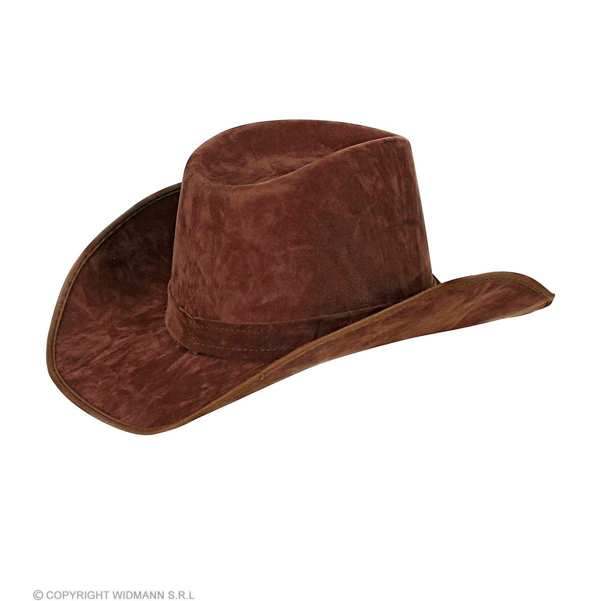 Cappello Cowboy Lusso Scamosciato Marrone |Widmann