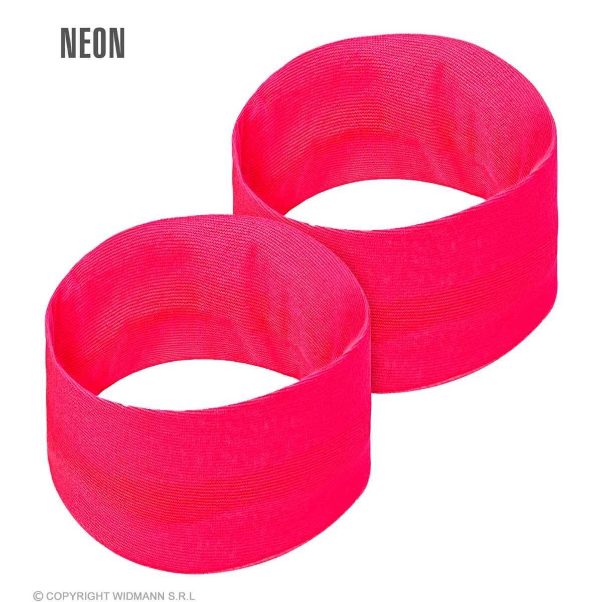 Polsini Rosa Fluorescente Set pz.2 |Widmann