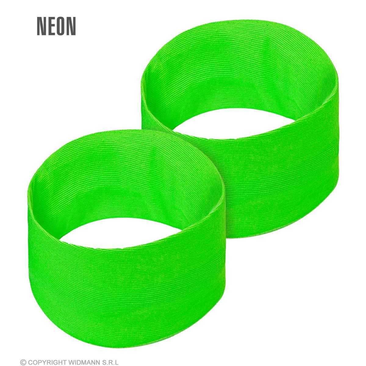 Polsini Verde Fluorescente Set pz.2 |Widmann