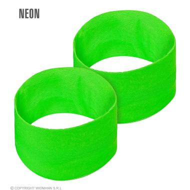 Polsini Verde Fluorescente Set pz.2 |Widmann