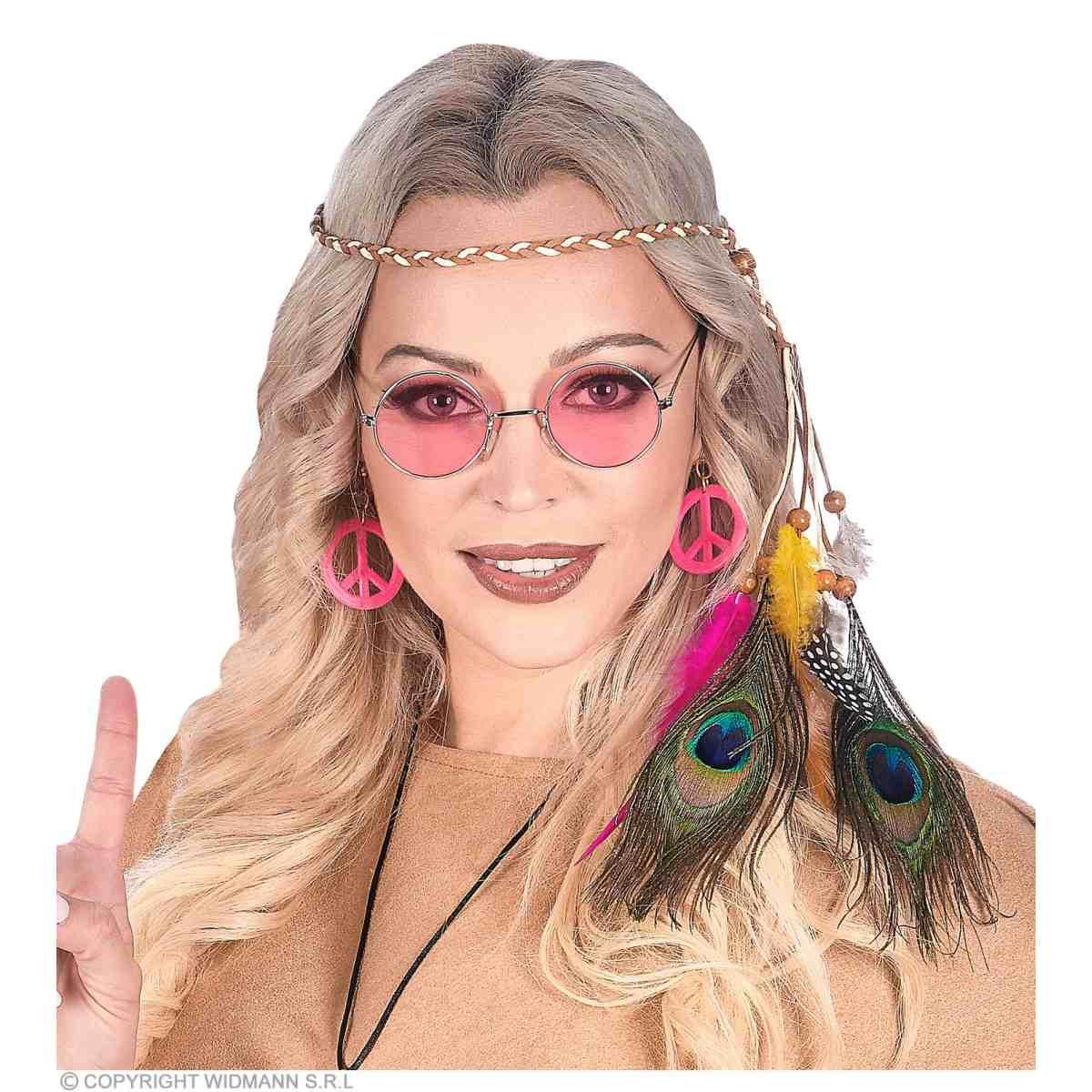 Fascia Capelli Indiana con Perline e Piume |Widmann