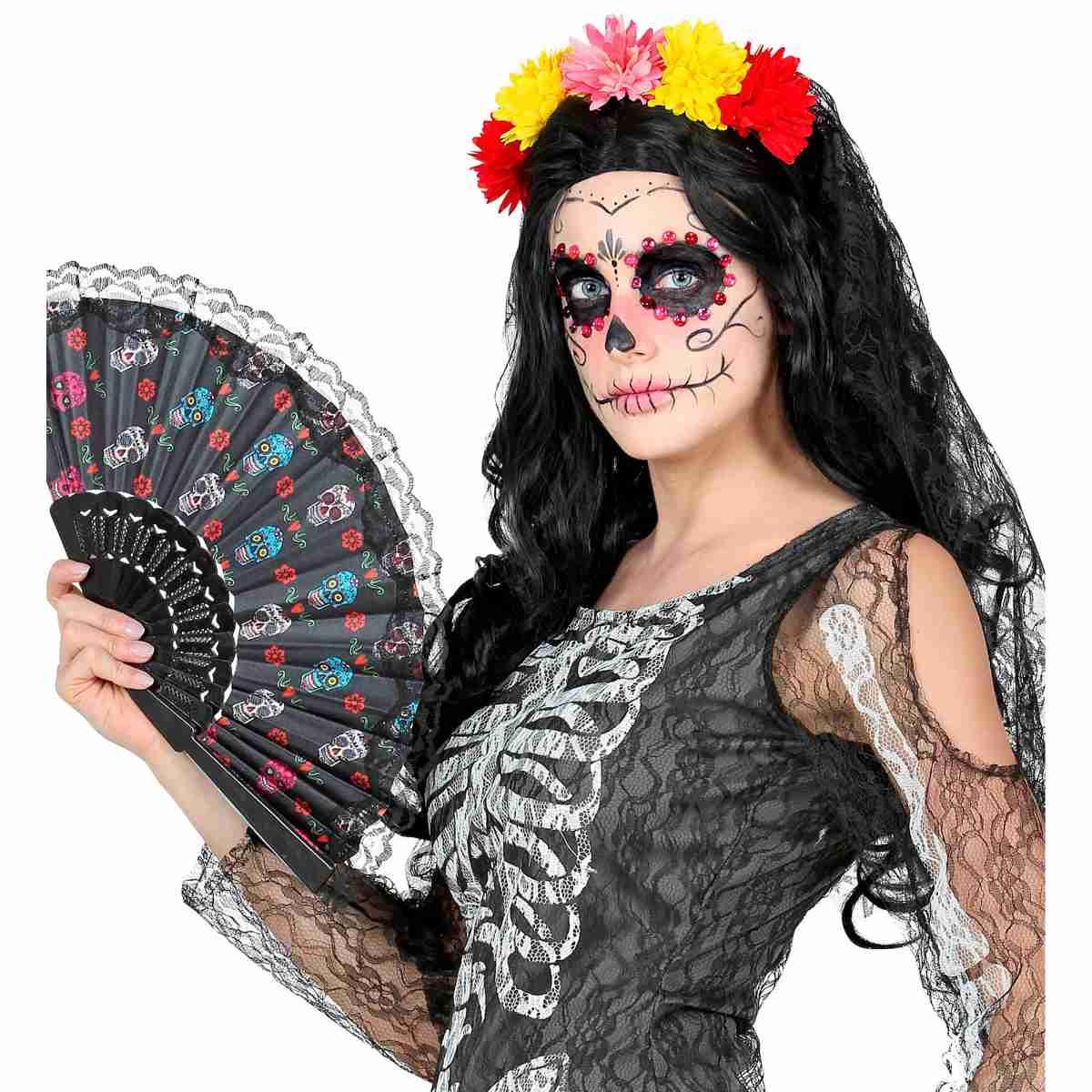 Trucco Decorazioni Adesive Viso Gemme Rosso Rosa pz.40 |Widmann