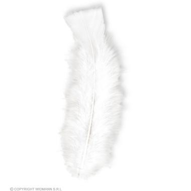 Piuma Struzzo cm.10 Bianca Set pz.50 |Widmann