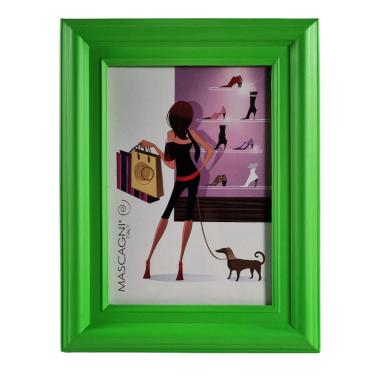 Cornice Legno cm.13x18 Verde | Mascagni