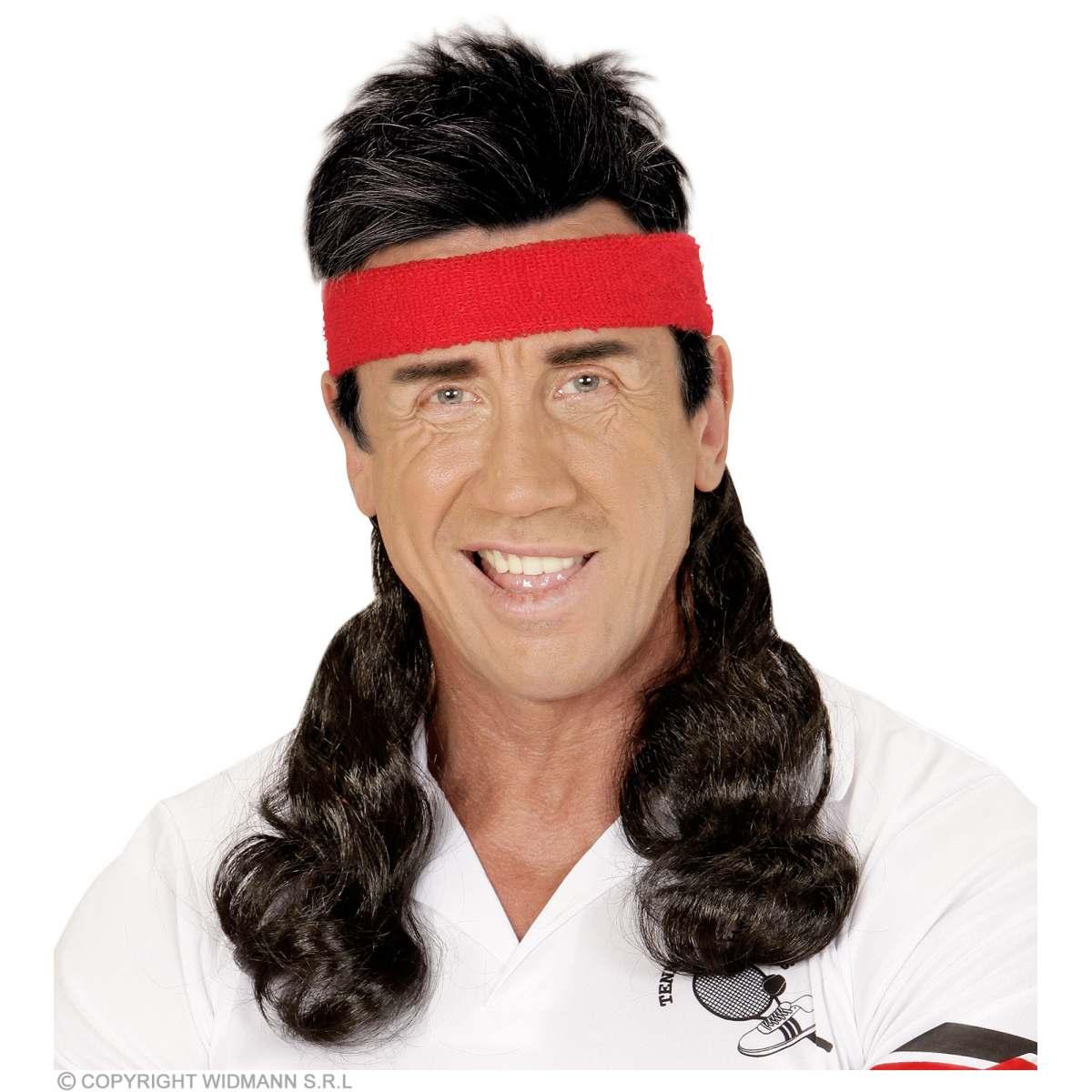 Fascia Testa Rossa con Capelli Neri |Widmann