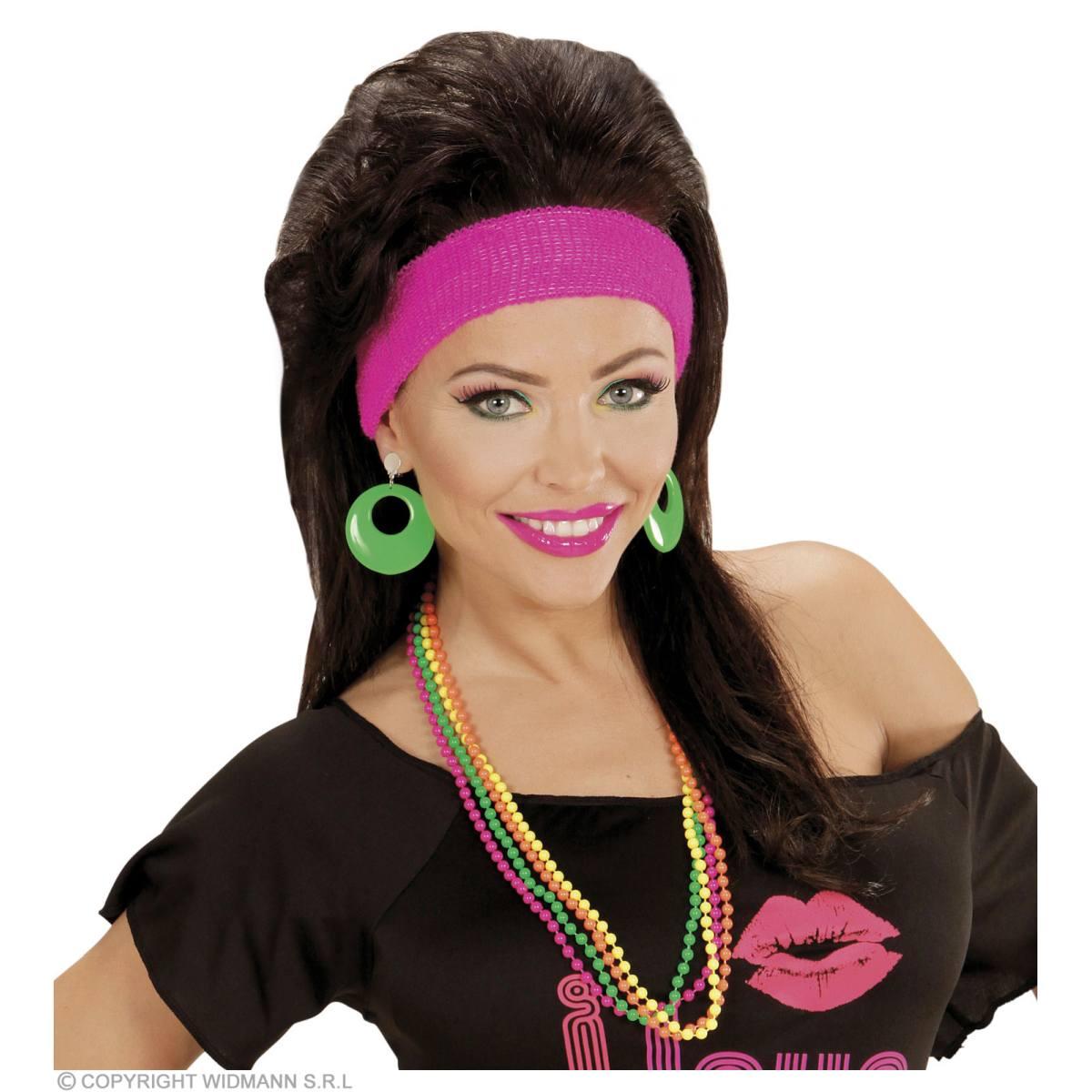 Collana Perline Fluorescenti 4 Colori Assorite |Widmann