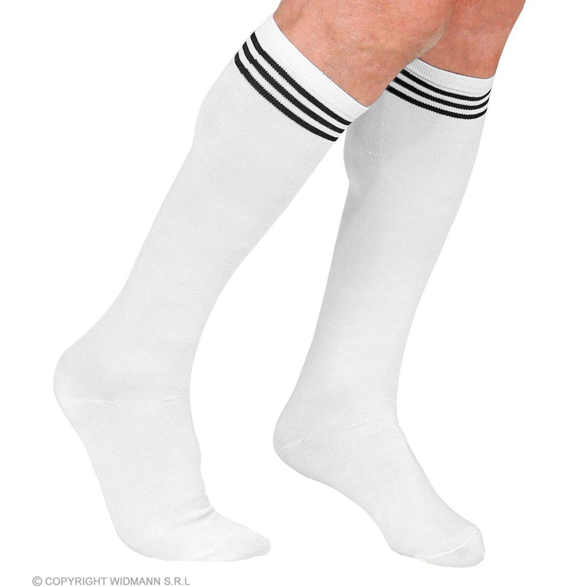 Calzini Bianchi Atletici con Righe Nere |Widmann
