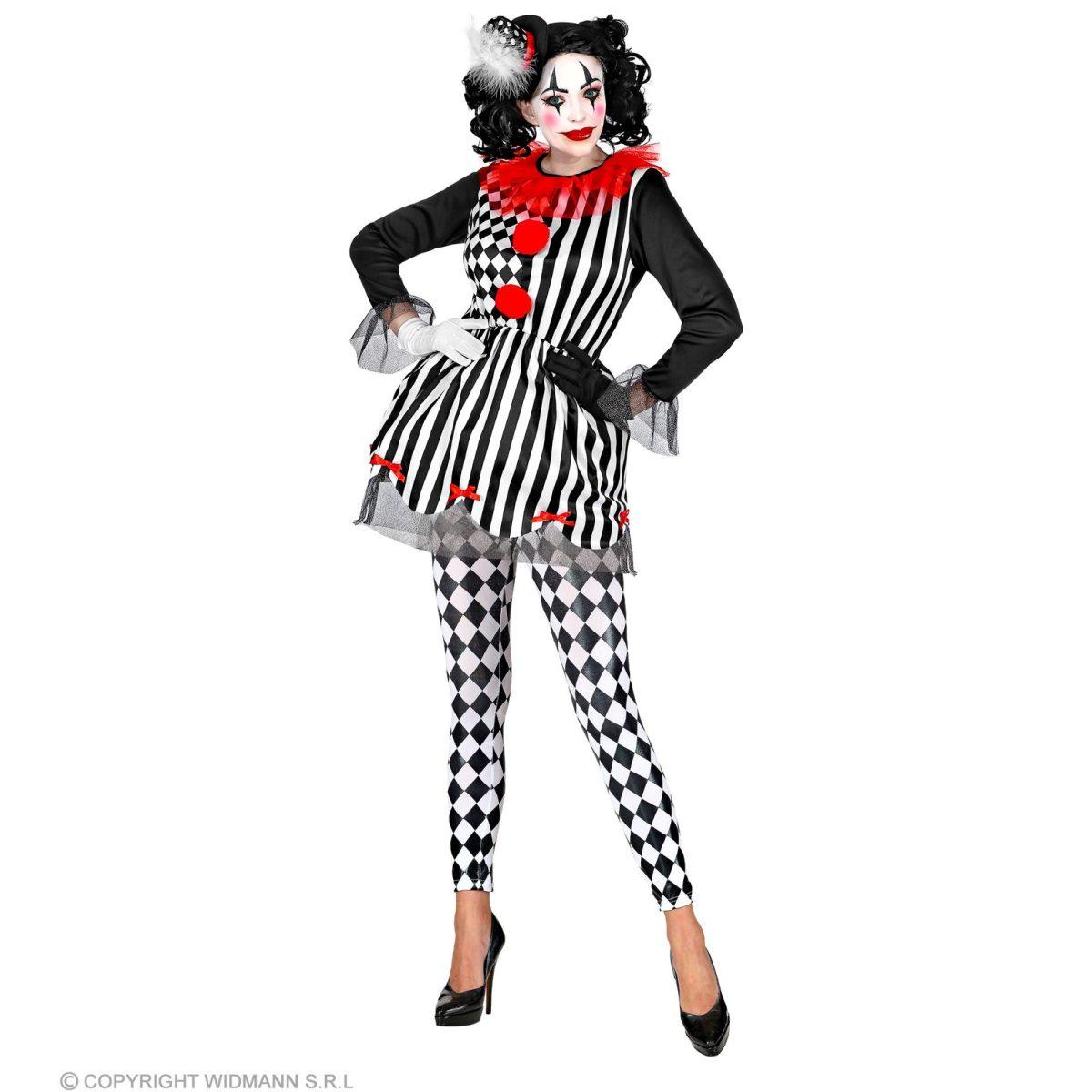 Leggins Scacchi Nero e Bianco |Widmann