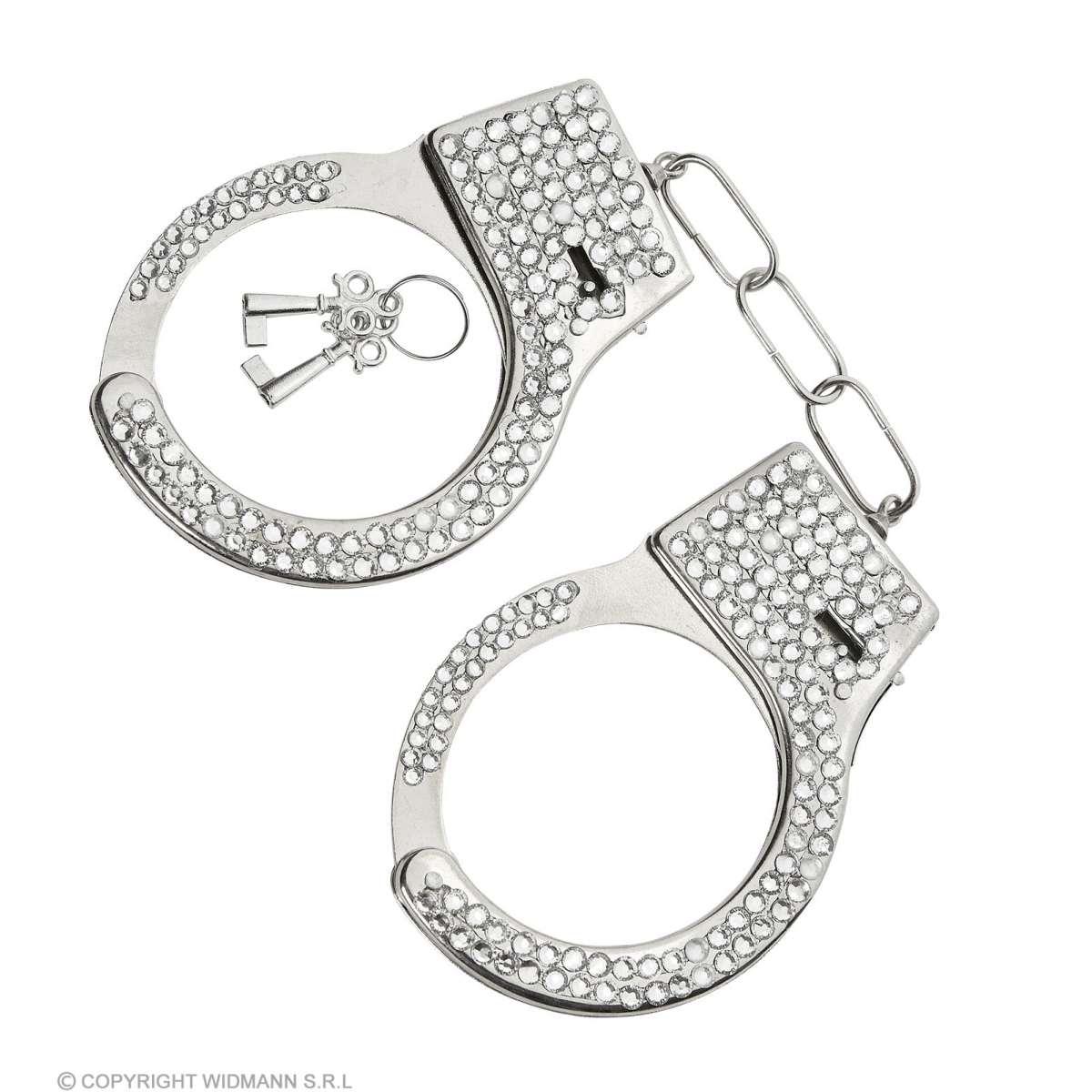 Manette Metallo con Strass |Widmann