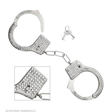 Manette Metallo con Strass |Widmann