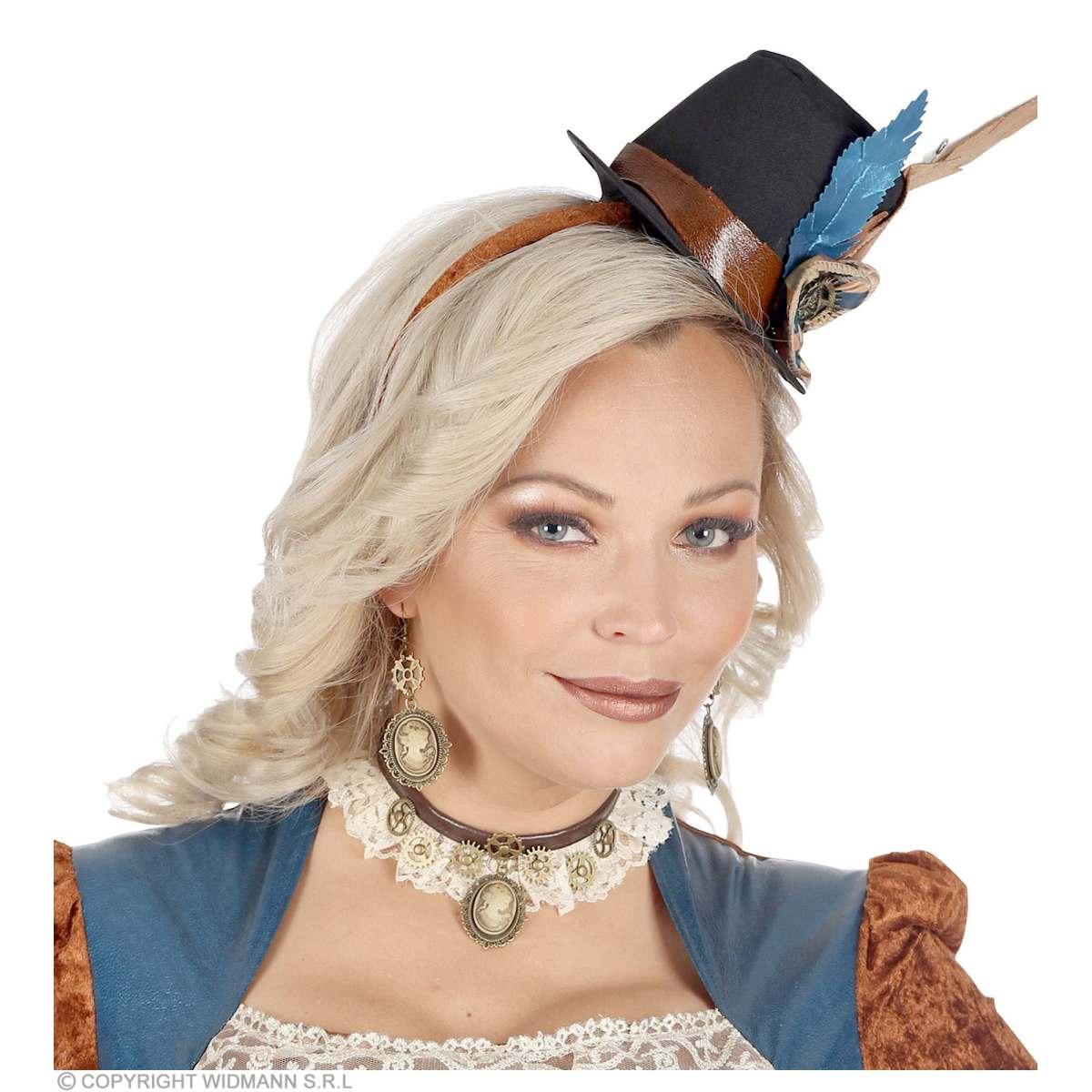 Collarino Steampunk con Orecchini |Widmann