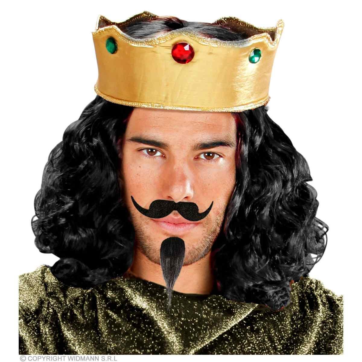 Baffi Moschettiere Neri con Pizzetto |Widmann