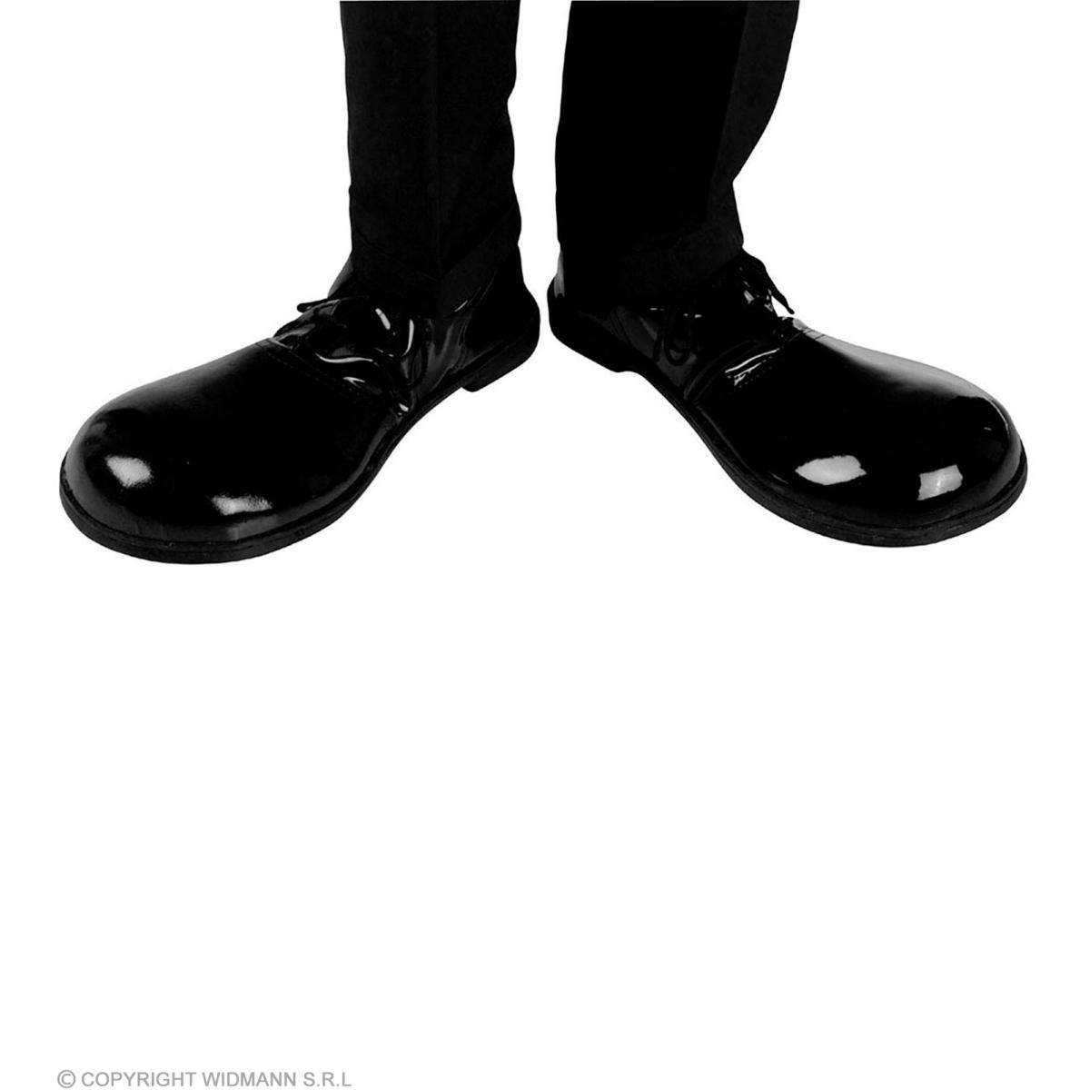 Scarpe Clown Nere con Suola Gomma |Widmann