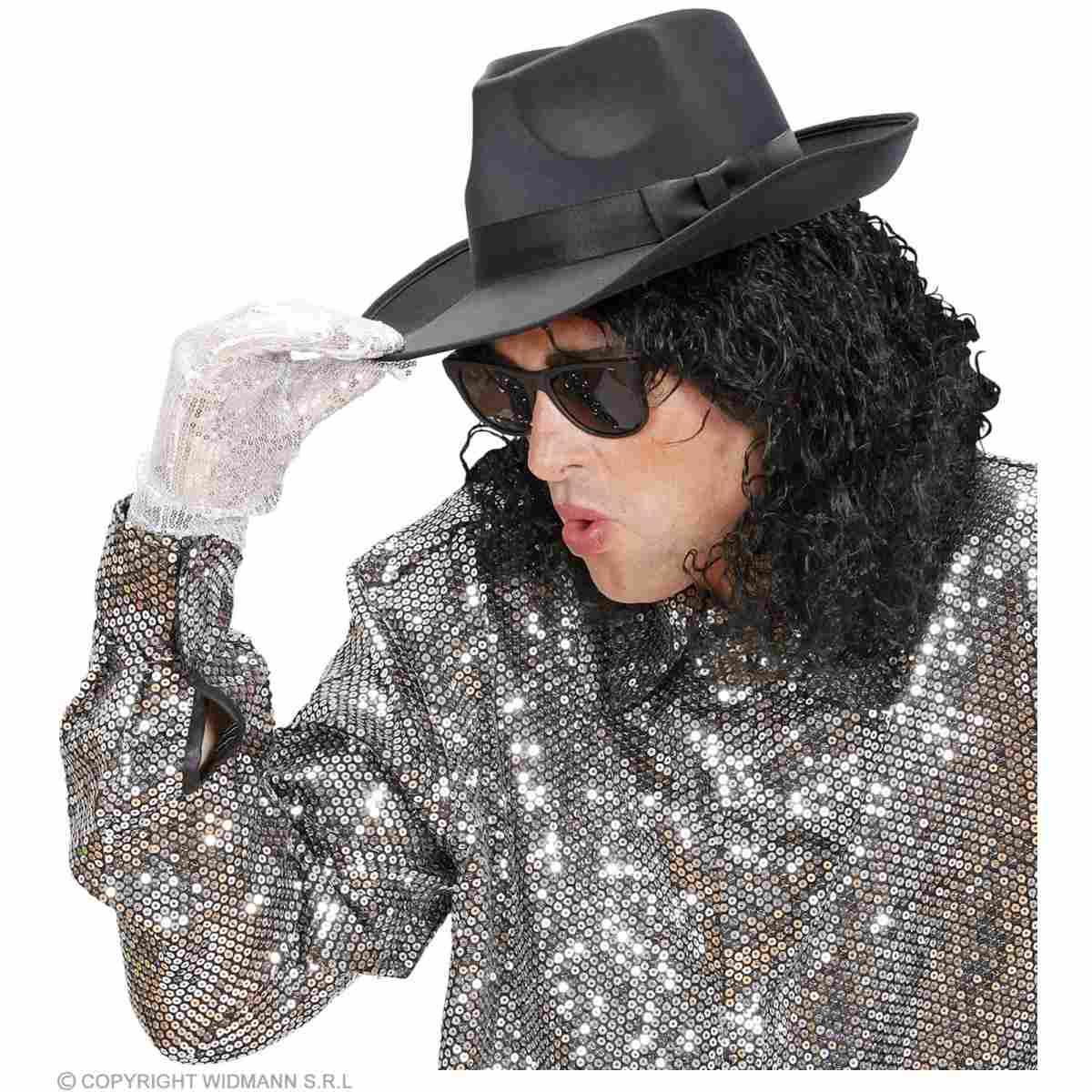 Cappello Borsalino Raso Nero |Widmann