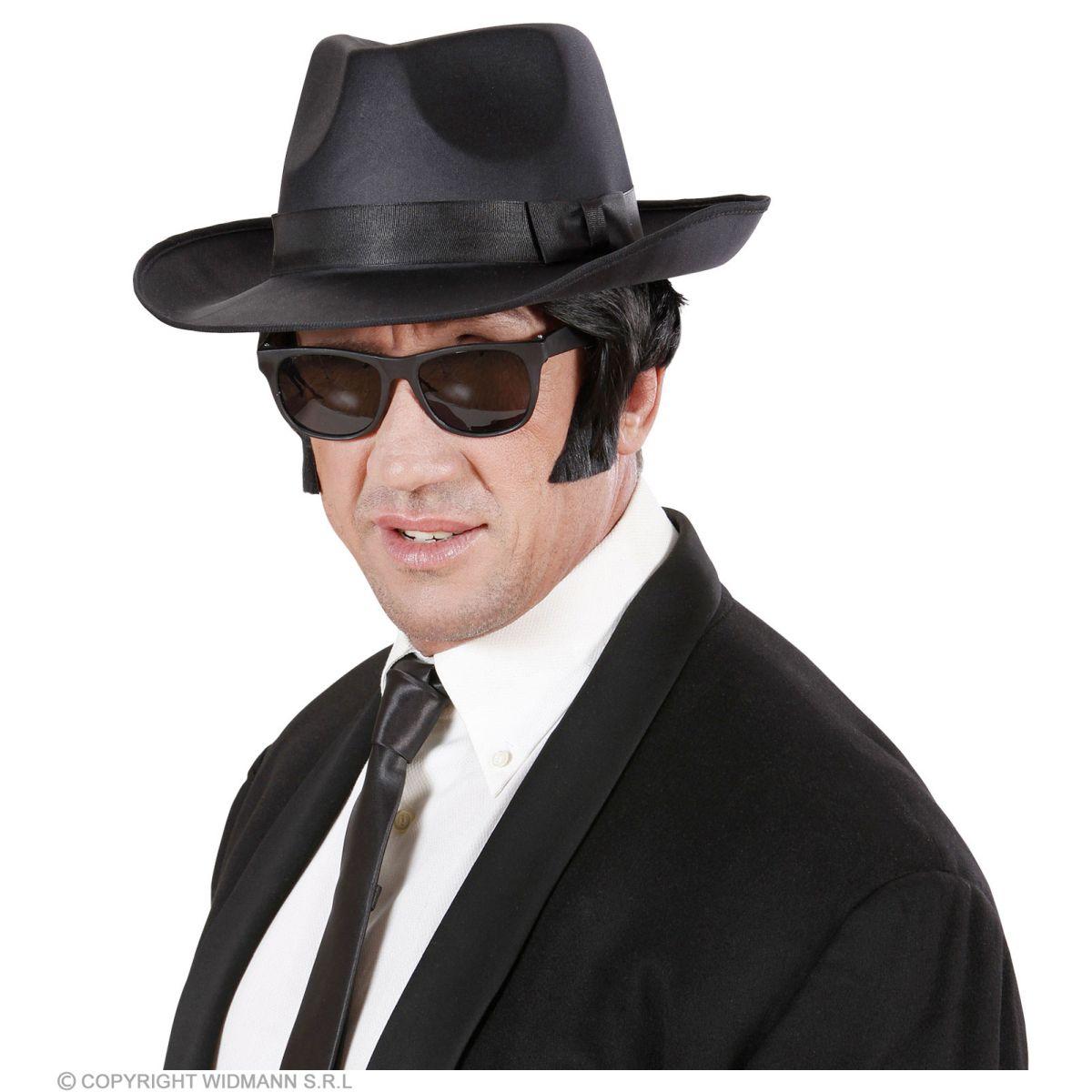 Cappello Borsalino Raso Nero |Widmann