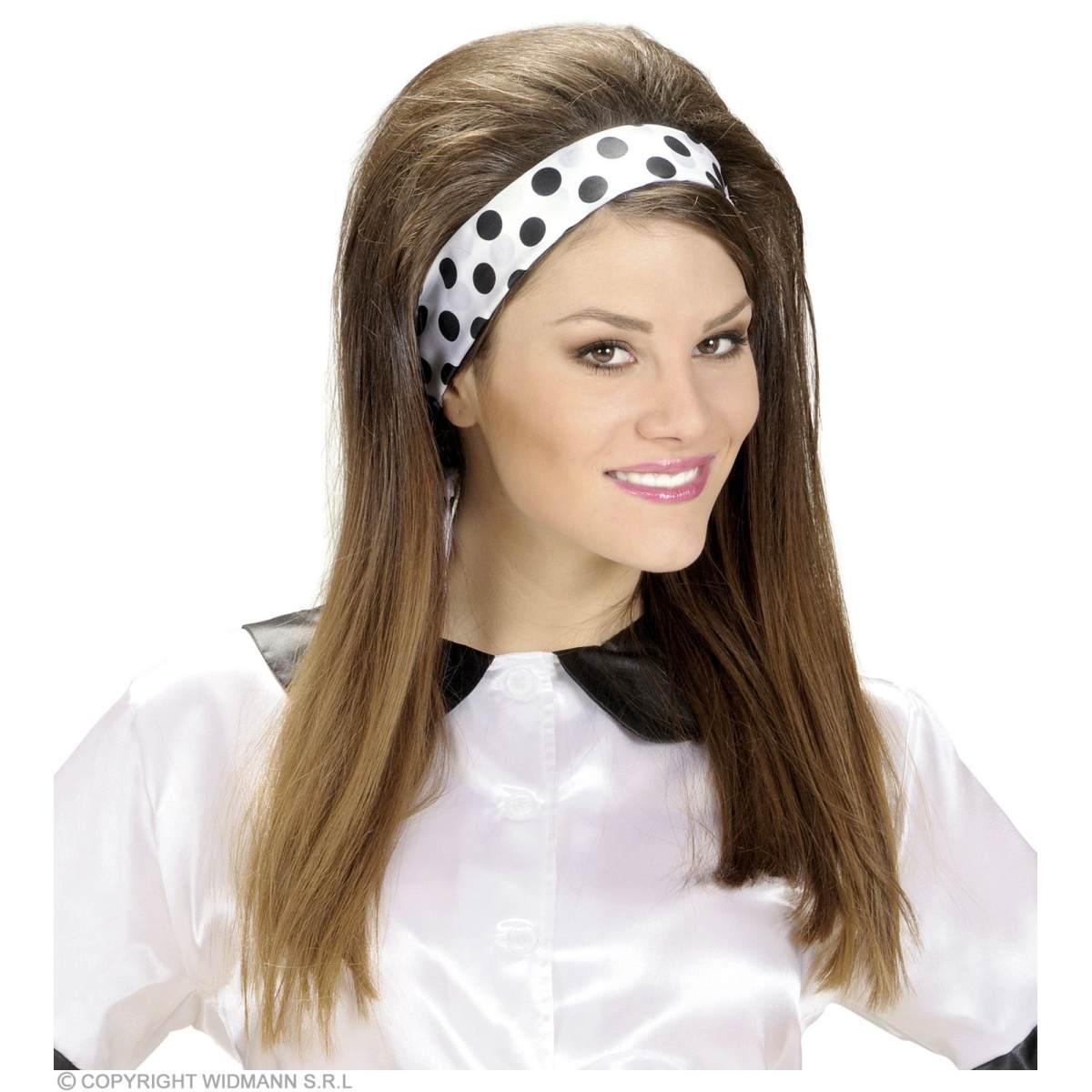 Foulard Raso Bianco Pois Neri |Widmann