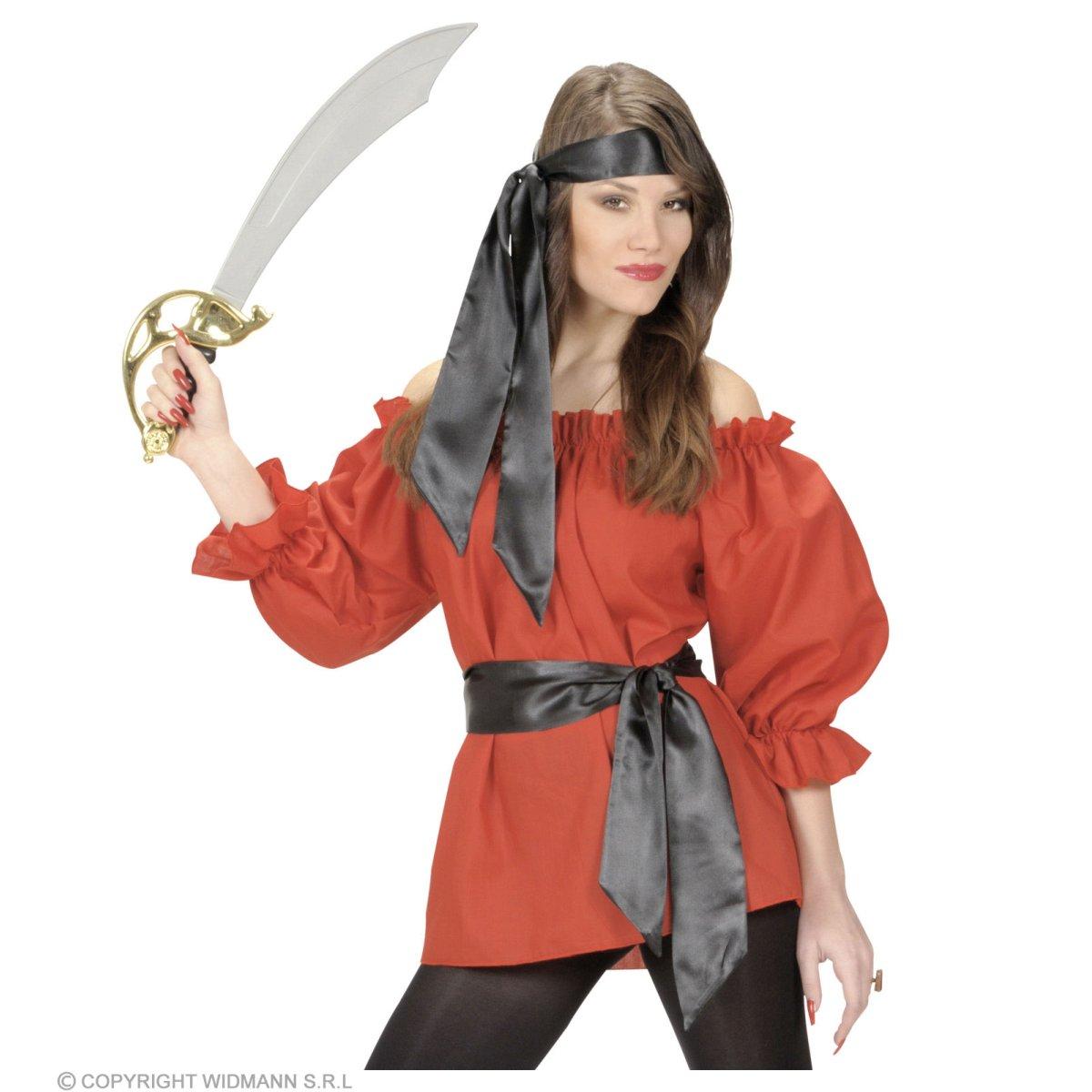 Fascia Raso Nero cm.150 |Widmann