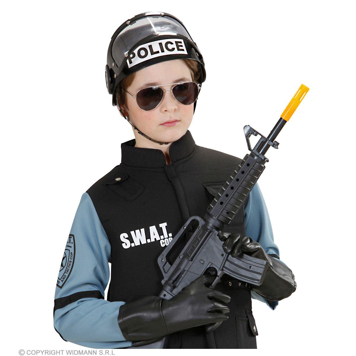 Cappello Poliziotto Casco Nero |Widmann