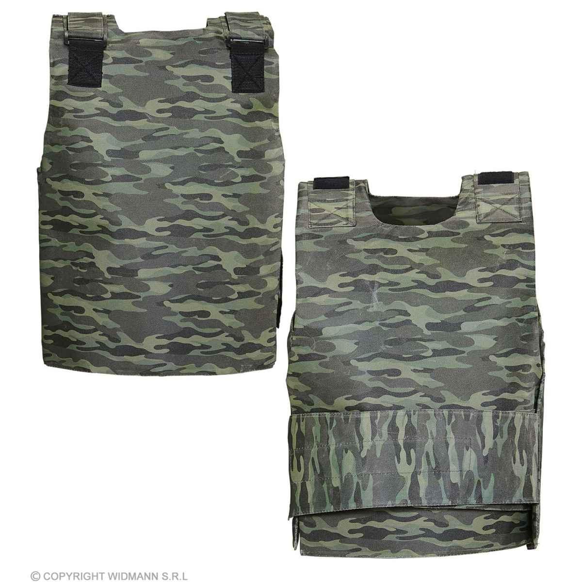 Costume Giubbotto Mimetico Antiproiettile |Widmann