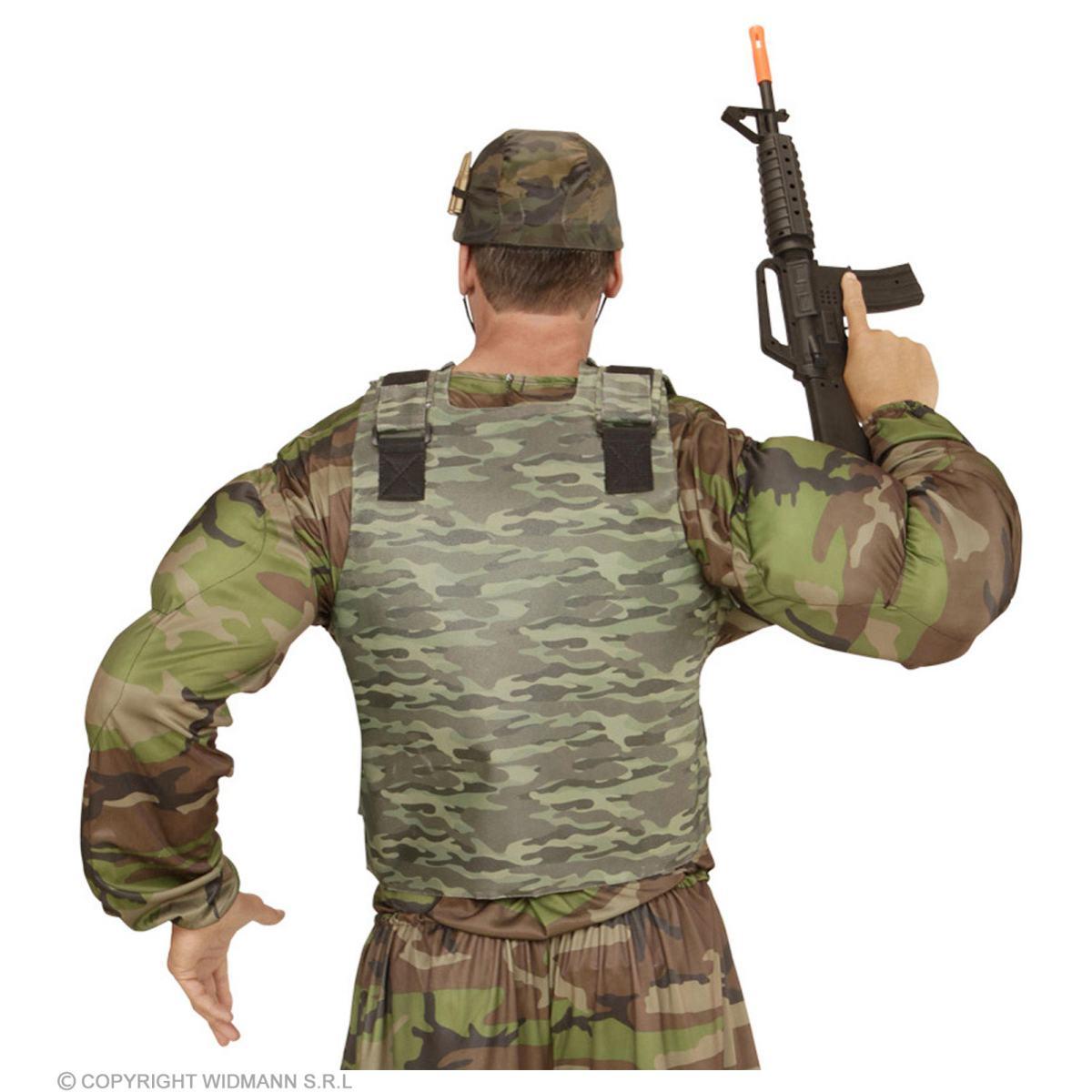 Costume Giubbotto Mimetico Antiproiettile |Widmann