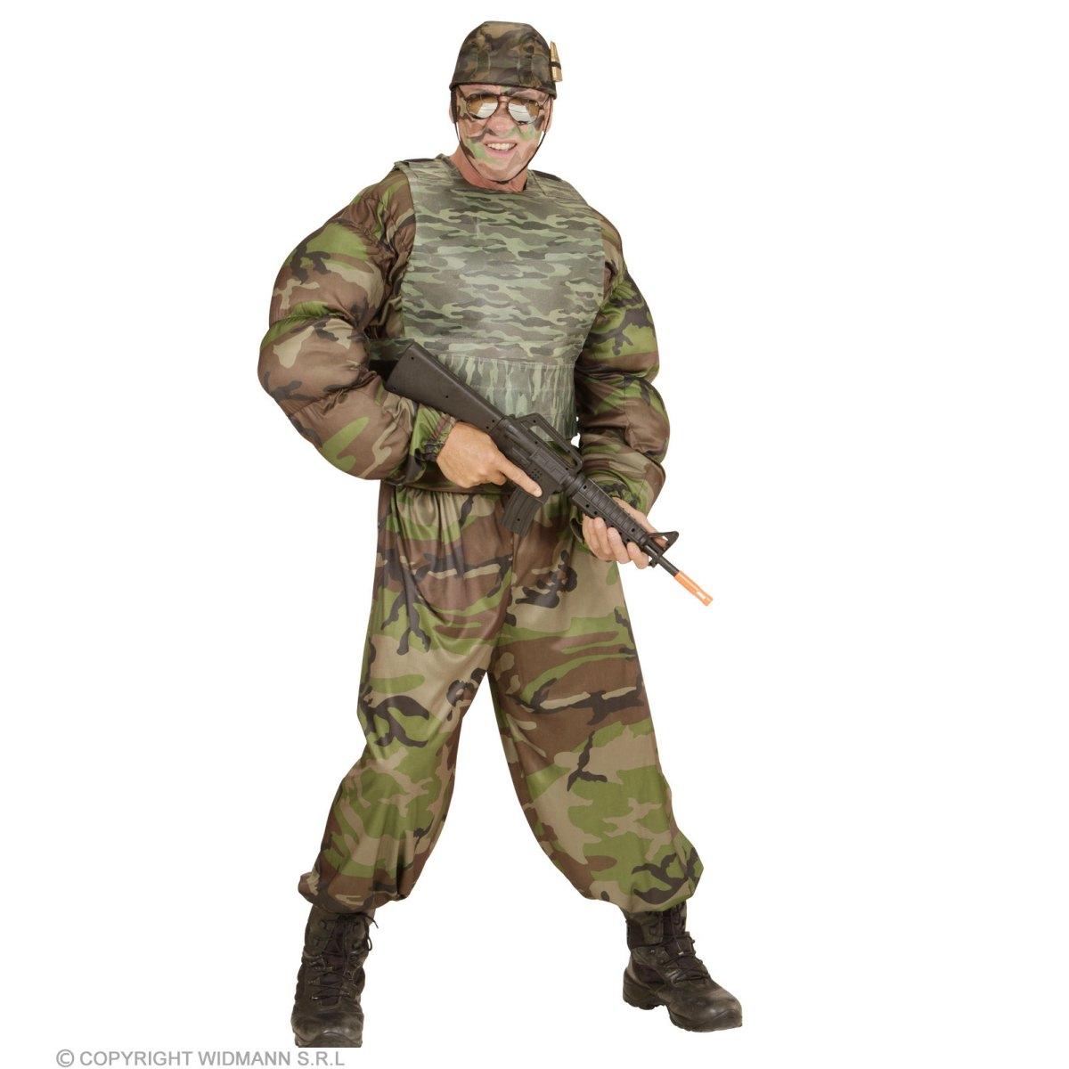 Costume Giubbotto Mimetico Antiproiettile |Widmann