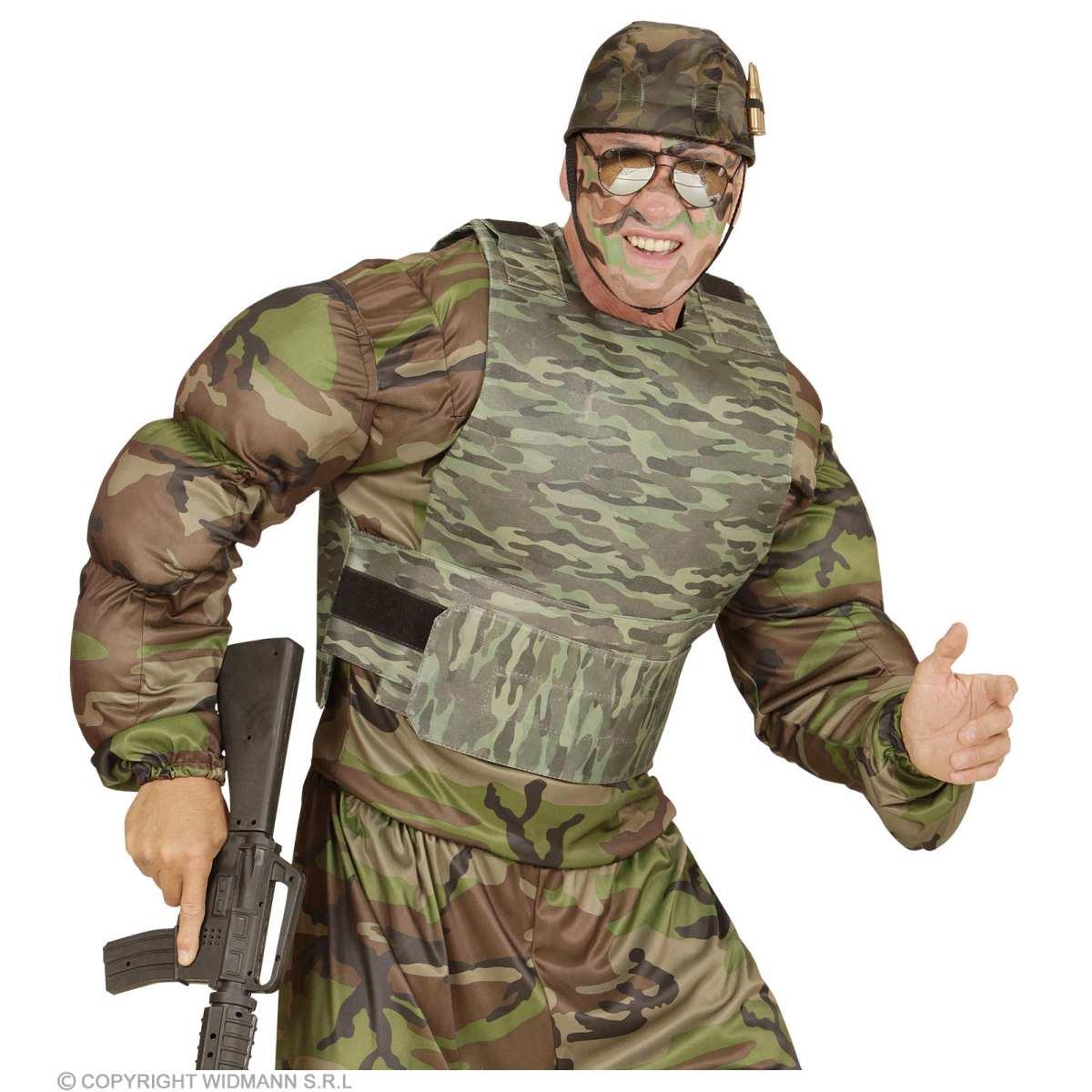 Costume Giubbotto Mimetico Antiproiettile |Widmann