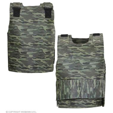 Costume Giubbotto Mimetico Antiproiettile |Widmann